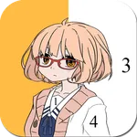 Anime Girl Color by Number icon