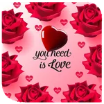 beautiful phrases of love and  icon