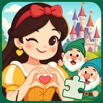 Snow White Story & Puzzles icon