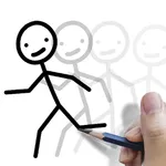 Stickman: draw animation maker icon