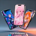 Anime Girl Live Wallpaper 4K icon