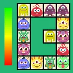 Connect: cute monsters & food icon