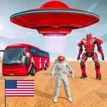 Mars Battle: Bus Robot Game 3D icon