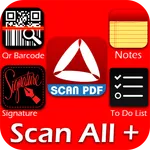 Scan All in One+ PDF doc qr icon