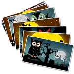 Halloween greetings icon