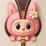 Labubu Zipper Lock Screen icon