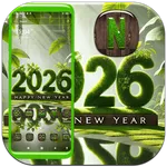 NewYear 2026 Green Theme icon