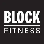 block fitness gym icon