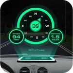 GPS Compass & HUD Speedometer icon