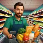 Supermarket Simulator Store 3D icon