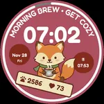 Cute Winter Animals Watch Face icon