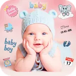 Cute Baby Birth Frame Editor icon