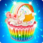 Rainbow Cupcake Cooking Games icon