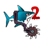 Angry shark attack. Weapon her icon
