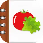 Food diary for weight loss icon
