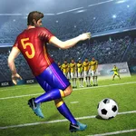 Football kick champion league icon