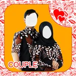 Beauty Hijab Couple Batik icon