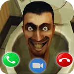 skibidi toilet fake call icon