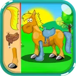 Animals puzzles for kids icon