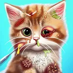 Cat ASMR Salon Makeover Game icon