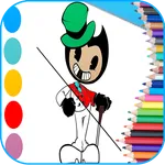 Coloring Bendy Game book icon