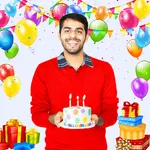 Birthday Photo Frames Editor icon