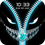Silly Smile Screen Lock Zipper icon