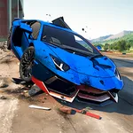 Crazy Car Crash Accident Games icon