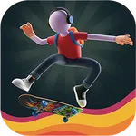 Long Board Crash Run 3D icon