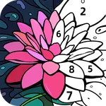 Coloring - color by number icon