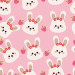 Cute Rabbit Pattern Wallpaper icon