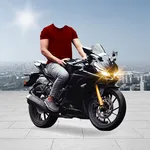 Man Sports Bike Photo Editor icon