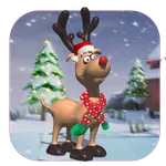 Temple Deer Snowy Run icon