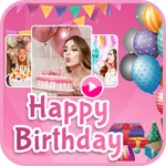 Birthday Video Maker with Song icon