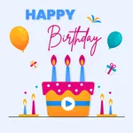 Birthday Status & Video Maker icon