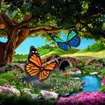 3D Butterfly Live Wallpaper icon