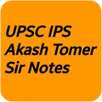 UPSC IPS Akash Tomer sir Notes icon