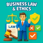 Business Law & Ethics Study icon