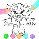 Scary Soniic.EXE Coloring Book icon