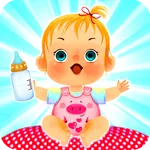 Baby care game for kids icon