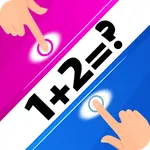 Two players math games online icon
