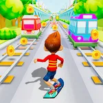 Superhero Bus Runner Rush Game icon