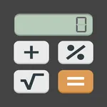 Calculator with percentage icon