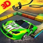 impossible tracks stunt car 3D icon