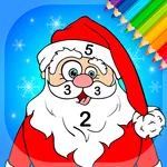 Xmas Coloring Book By Numbers icon