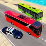City Bus Racing Games 3D icon