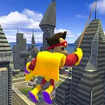 Zombie Rainbow Man: Rope Hero icon