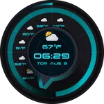 Clock Widgets With Weather icon