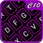 Purple Neon Keyboard icon