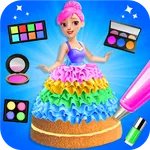Wedding Doll Cake Maker Games icon